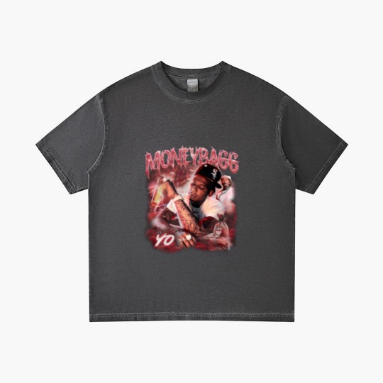 Discover Moneybagg Yo Rap Gradient T Shirts, Rapper Bootleg Vintage 90s Y2K Style