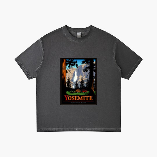 Discover Yosemite Gradient T Shirts Vintage National Park Gradient T Shirts