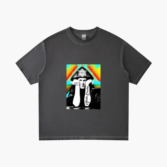 Discover Aleister Crowley Psychedelic Art Print Design - Aleister Crowley - Gradient T Shirts