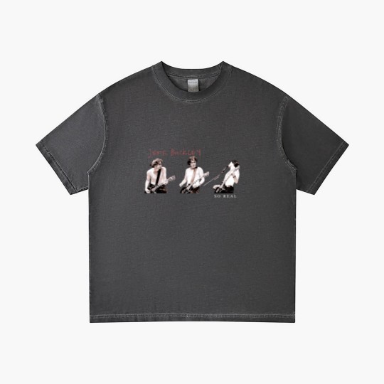 Discover 1994 Jeff Buckley So Real Unisex Black Gradient T Shirts, 90s Jeff Buckley Concert, Jeff Buckley Gradient T Shirts