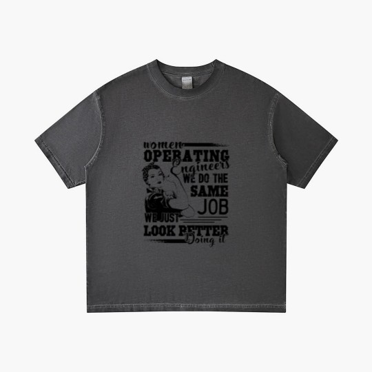 Discover Operating Engineer Women Operating Engineer Gradient T Shirts