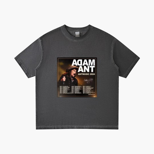 Discover Adam Ant Autumn 2024 UK ANTMUSIC Tour Unisex Gradient T Shirts
