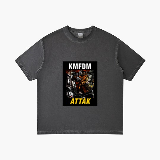 Discover KMFDM ATTAK - Vintage Gradient T Shirts