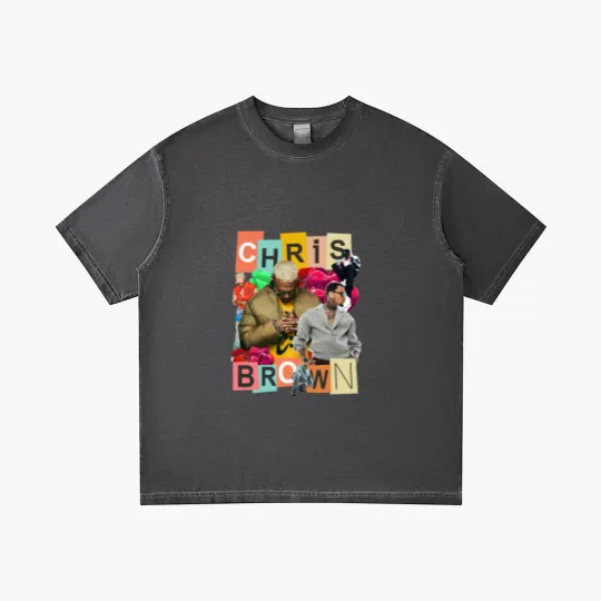 Discover Vintage Breezy Chris Brown Gradient T Shirts
