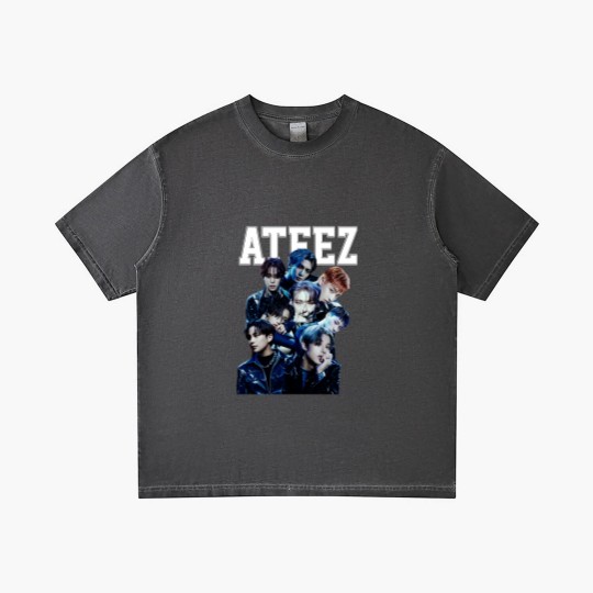 Discover Ateez Vintage Gradient T Shirts, Ateez Gradient T Shirts,Ateez Break The Wall Gradient T Shirts