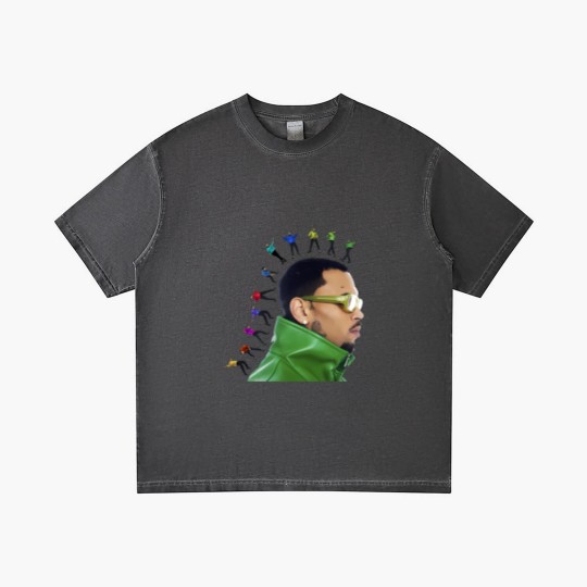 Discover Chris Brown 11:11 Tour 2024 Gradient T Shirts, Chris Brown Fan Gradient T Shirts, Chris Brown 2024 Gradient T Shirts