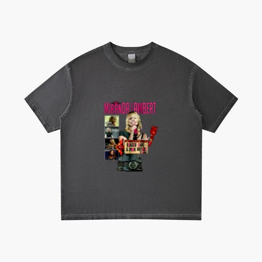 Discover MIRANDA LAMBERT Roadside Bar  Pink Guitars Tour 2019 Gradient T Shirts