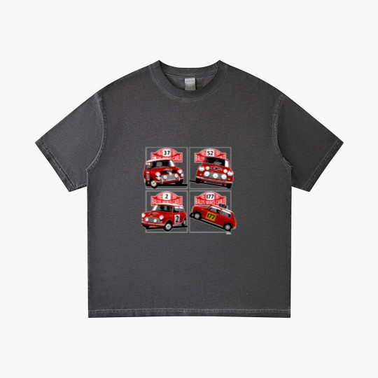 Discover Monte Carlo Rally Mini Coopers Gradient T Shirts