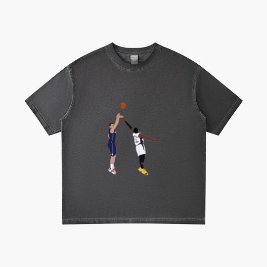 Discover Luka Doncic Game Winner Over the Gradient T Shirts