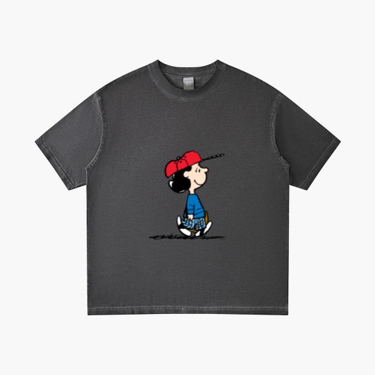Discover Peanuts | Lucy Playing Baseball Gradient T Shirts