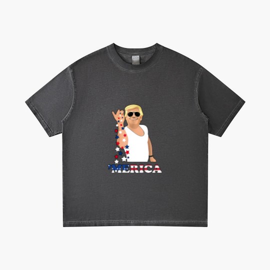 Discover Trump 'Merica Gradient T Shirts, Funny 4th of July Gradient T Shirts, Trump Star Sprinkling Gradient T Shirts
