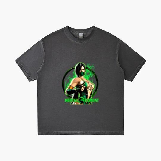 Discover Mortal Kombat Jade Gradient T Shirts, Mortal Kombat Gradient T Shirts Fan Gifts, Jade Gradient T Shirts, Mortal Kombat Game Gradient T Shirts