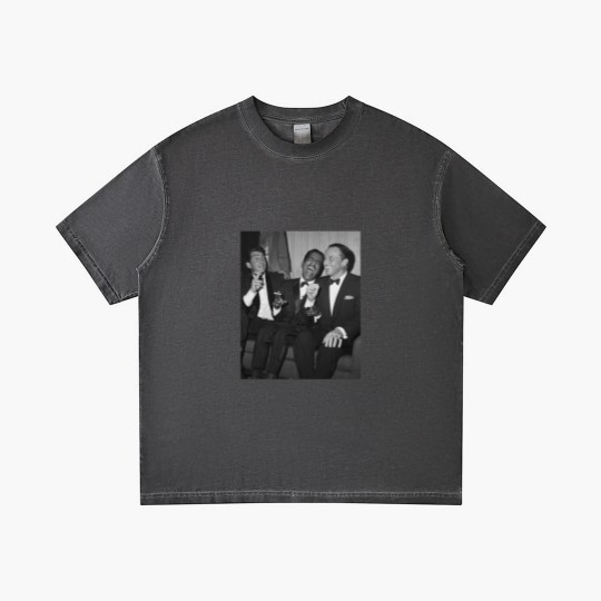 Discover The Rat Pack Frank Sinatra Sammy Davis Jr Dean Martin Las Vegas The Mob Rat Pack Classi Gradient T Shirts