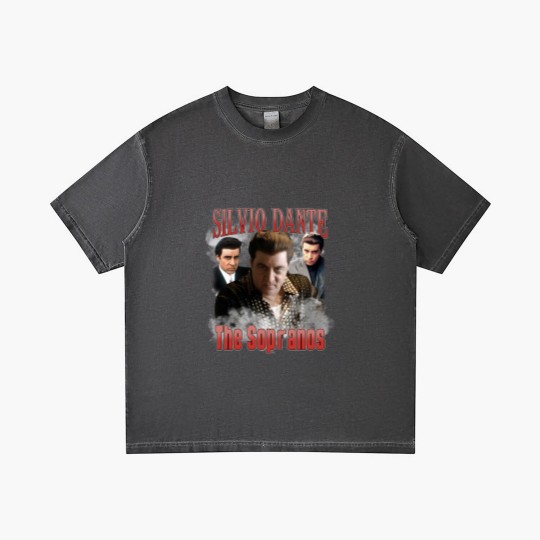 Discover Silvio Dante Gradient T Shirts ,The Sopranos Homage Gradient T Shirts