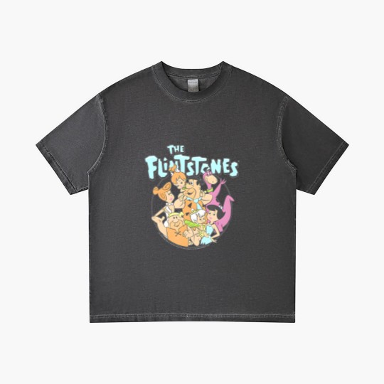 Discover the flintstones group shot family classic vintage logo t Gradient T Shirts