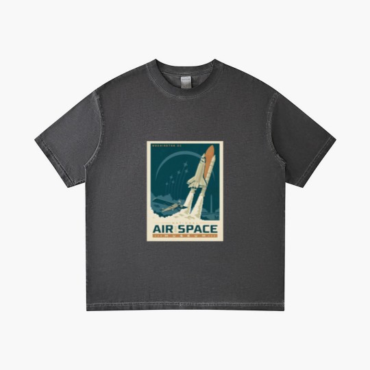 Discover National Air And Space Museum , Washington DC, Houseming Gifts Basket First , Office De Gradient T Shirts
