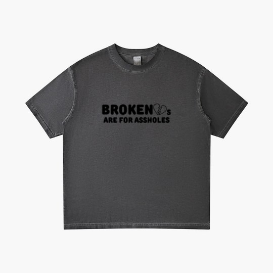 Discover Broken Hearts Are For Assholes Frank Zappa (in black letters & black heart version) Gradient T Shirts