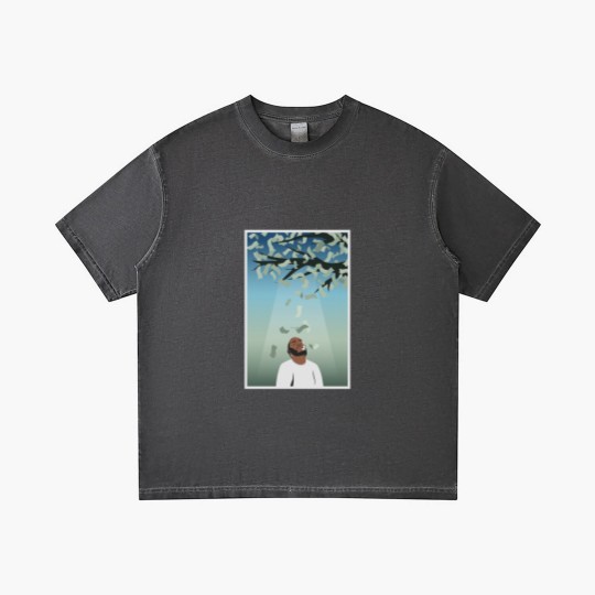 Discover Kendrick Lamar - Money Trees(2) Schoolboy Q Schoolboy Q Schoolboy Q Gradient T Shirts