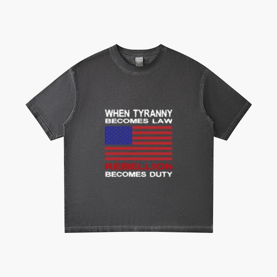 Discover When Tyranny Becomes Law Gradient T Shirts