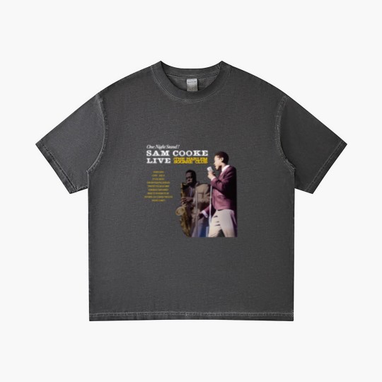Discover Live at Harlem Square - Sam Cooke Gradient T Shirts