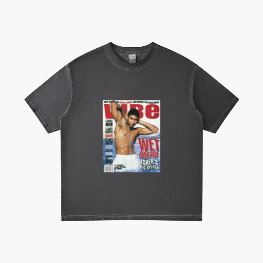 Discover Usher Cover Gradient T Shirts, Usher Album Gradient T Shirts, Retro Usher Gradient T Shirts
