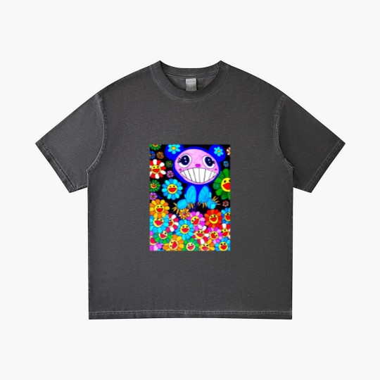 Discover Murakami paint art Canvas Print Gradient T Shirts