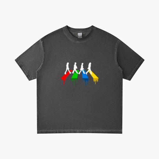 Discover Abbey Road CMYK Street Walk Gradient T Shirts