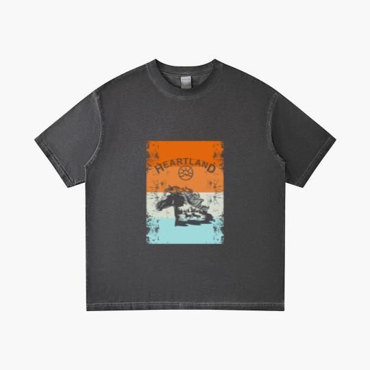 Discover Heartland,heartland ranch,Sunset heartland Gradient T Shirts