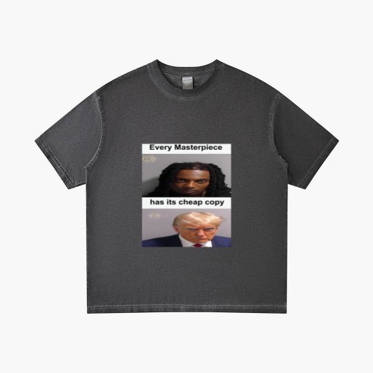 Discover Playboi Carti Donald Trump Mugshot Gradient T Shirts