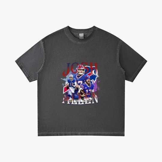 Discover Josh Allen Gradient T Shirts, Vintage 90s Josh Allen Style Gradient T Shirts, Josh Allen Gradient T Shirts