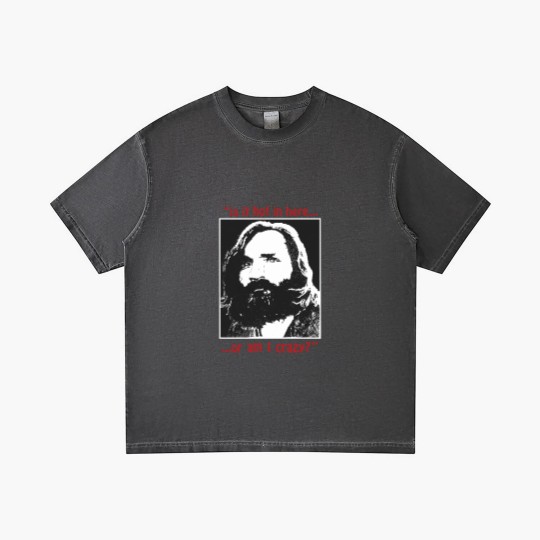 Discover New Rare Charles Manson Is It Hot In Here Serial Killer Gradient T Shirts