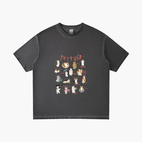 Discover Melanie Gradient T Shirts, Melanie Cat Portals Gradient T Shirts, Retro Portals Tour