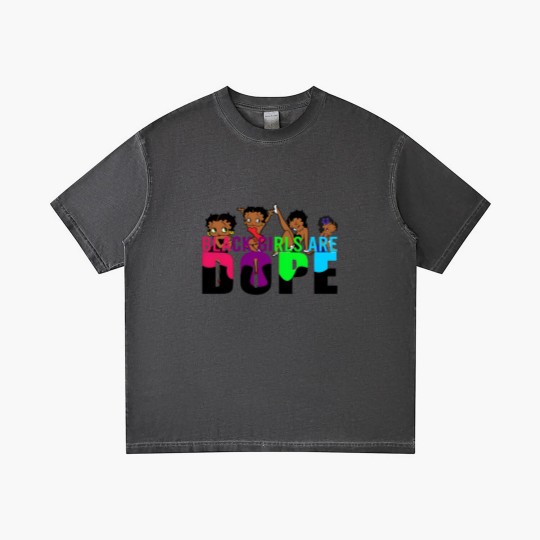 Discover Betty Boop Black Girls Are Dope Vintage Gradient T Shirts, Animation Gradient T Shirts, Betty Boop Gradient T Shirts