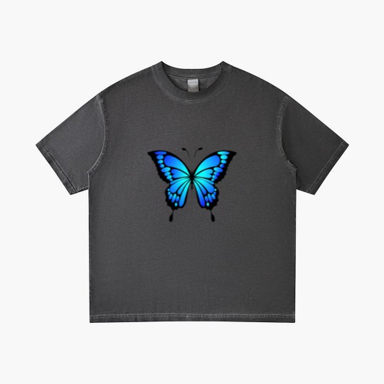 Discover blue butterfly Gradient T Shirts