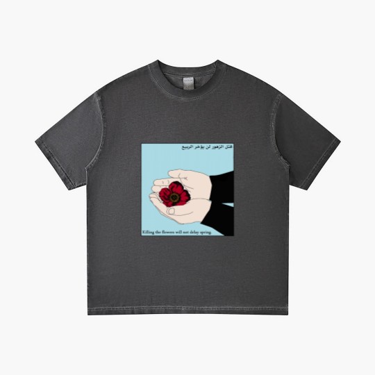 Discover Killing the Flowers Will Not Delay Spring Gradient T Shirts