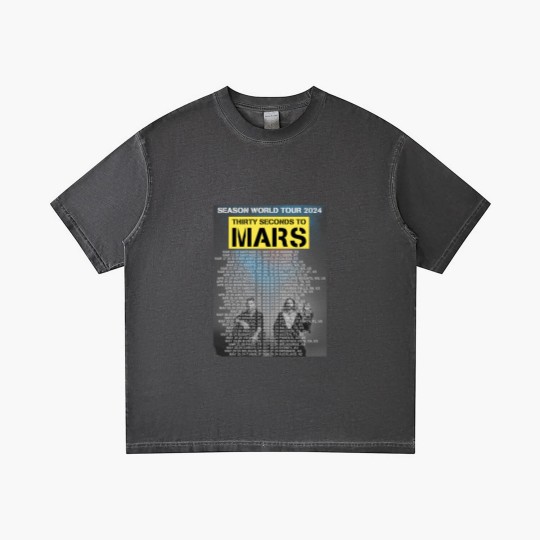 Discover THIRTY SECONDS TO MARS - SEASONS WORLD TOUR 2024 Gradient T Shirts