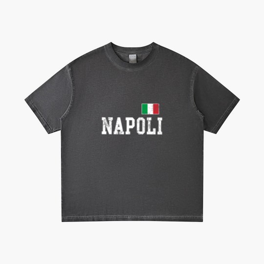 Discover Napoli Naples Italy Italia Flag Italian Vintage Distressed Gradient T Shirts