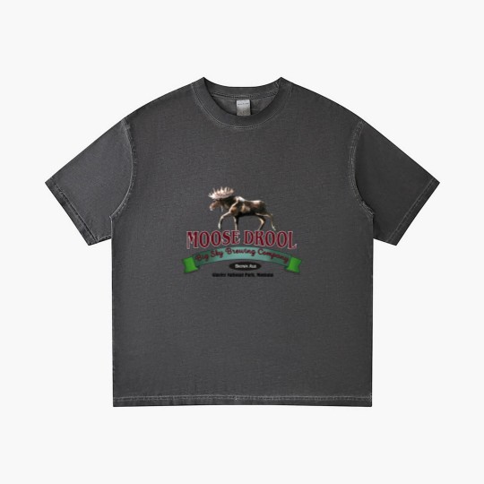 Discover Vintage Gradient T Shirts Moose Drool Brewing Co. Missoula Glacier Park Montana Print Cotton Gradient T Shirts size Adult S Deadstock Gradient T Shirts