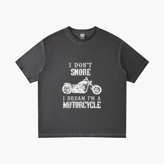 Discover I Don't Snore I Dream I'm A Motorcycle Biker Dad G Gradient T Shirts