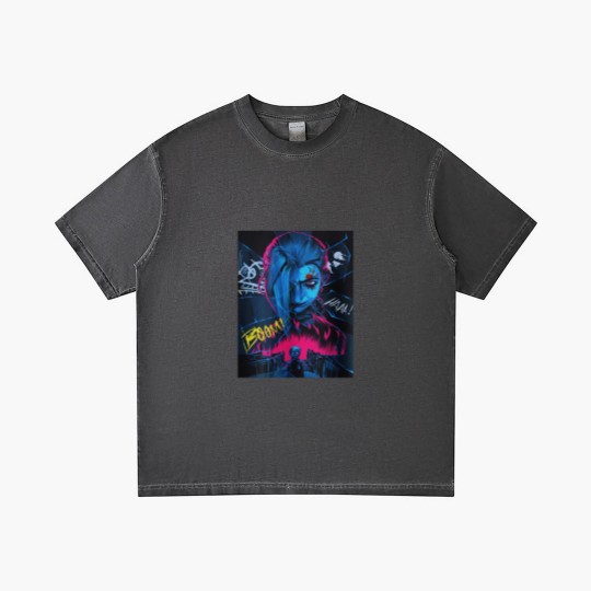 Discover Jinx Arcane Gradient T Shirts - Arcane Jinx League of Legends Gradient T Shirts