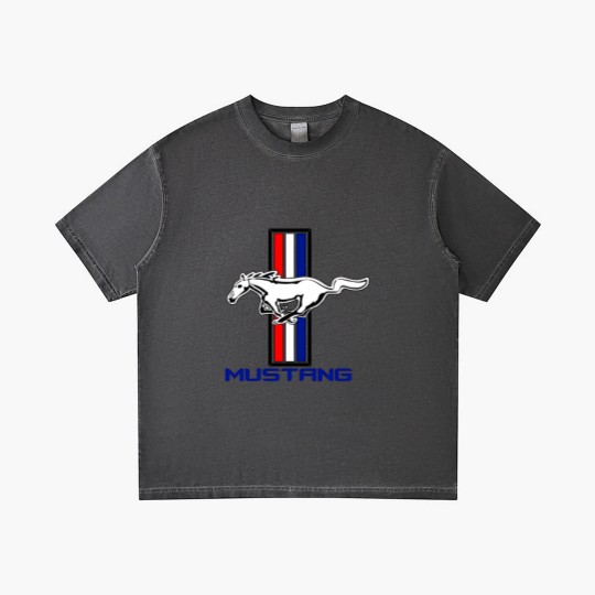 Discover Mustang Vintage Tribar Lovers Gradient T Shirts