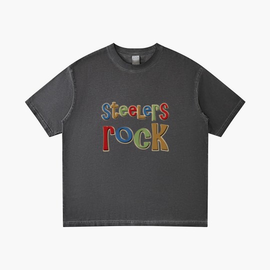 Discover Steeler Rock Gradient T Shirts