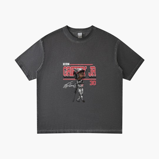 Discover Ken Griffey Jr. Cartoon - Ken Griffey Jr - Gradient T Shirts