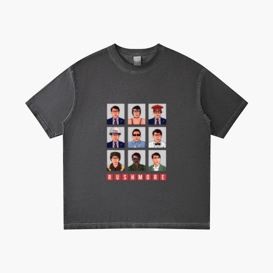 Discover Rushmore Max Fischer Grid Gradient T Shirts