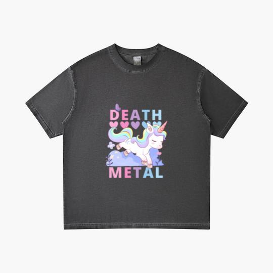 Discover Death Metal Adorable Unicorn rainbow Gradient T Shirts