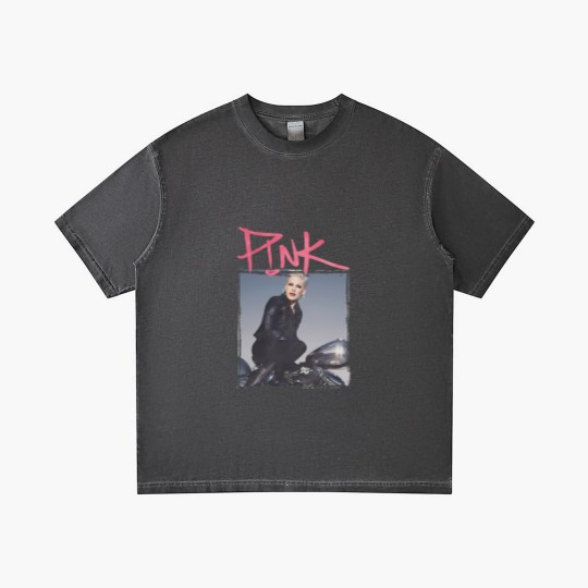 Discover Pink P!nk Bootleg Vintage Gradient T Shirts, Pink Singer Merch Gradient T Shirts, Pink On Tour Graphic Gradient T Shirts