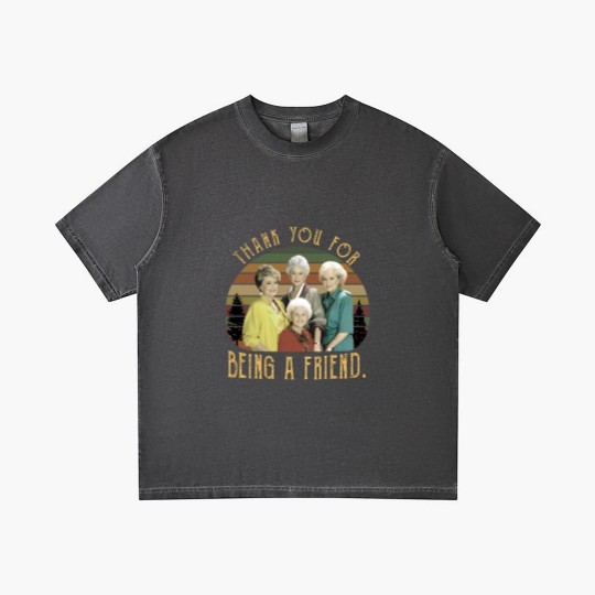 Discover The Stay Golden Thank You For Being A Friend 80s Vintage Sunset Gradient T Shirts