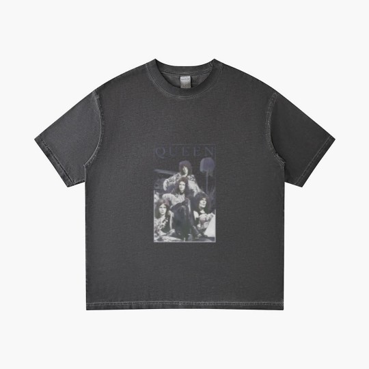 Discover Queen Freddie Mercury Brian May Band Vintage Gradient T Shirts