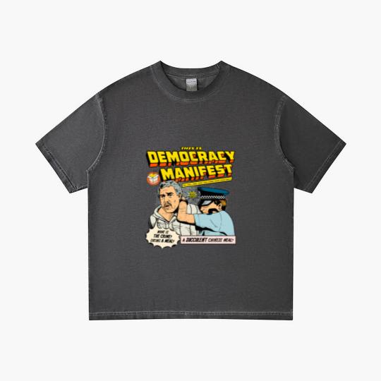Discover This Is Democracy Manifest Iconic Gradient T Shirts | I See You Know Your Judo Well