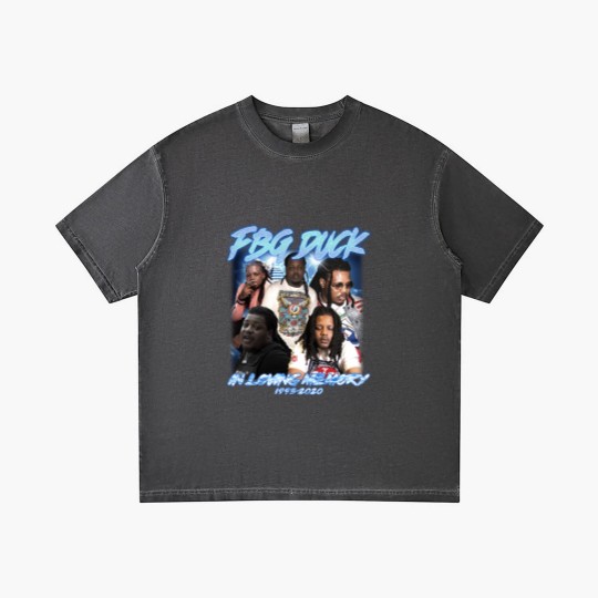 Discover FBG Duck Hiphop Gradient T Shirts, FBG Duck American Rapper Gradient T Shirts